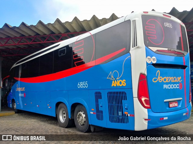 Viação Riodoce 61855 na cidade de Vitória da Conquista, Bahia, Brasil, por João Gabriel Gonçalves da Rocha. Número da foto: #7103396.