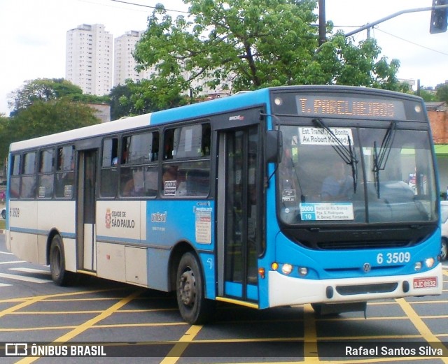 Viação Paratodos > São Jorge > Metropolitana São Paulo > Mobibrasil 6 3509 na cidade de São Paulo, São Paulo, Brasil, por Rafael Santos Silva. ID da foto: 7102709.