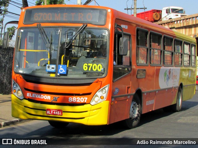 Viação Novo Retiro 88207 na cidade de Contagem, Minas Gerais, Brasil, por Adão Raimundo Marcelino. ID da foto: 7104782.