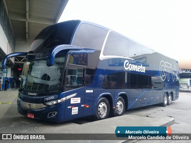 Viação Cometa 719300 na cidade de Rio de Janeiro, Rio de Janeiro, Brasil, por Marcelo Candido de Oliveira. ID da foto: 7103965.