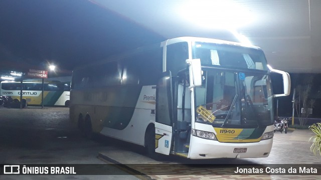 Empresa Gontijo de Transportes 11940 na cidade de João Monlevade, Minas Gerais, Brasil, por Jonatas Costa da Mata. ID da foto: 7102955.