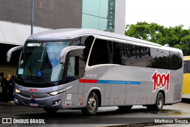 Auto Viação 1001 RJ 108.1112 na cidade de Rio de Janeiro, Rio de Janeiro, Brasil, por Matheus Souza. Número da foto: #7105451.