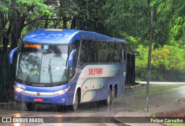 Viação Salutaris e Turismo 13974 na cidade de São Paulo, São Paulo, Brasil, por Felipe Carvalho. Número da foto: #7105261.