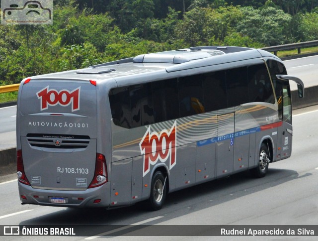 Auto Viação 1001 RJ 108.1103 na cidade de Arujá, São Paulo, Brasil, por Rudnei Aparecido da Silva. Número da foto: #7105457.