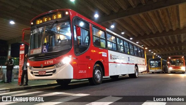 Express Transportes Urbanos Ltda 4 8708 na cidade de São Paulo, São Paulo, Brasil, por Lucas Mendes. Número da foto: #7104810.