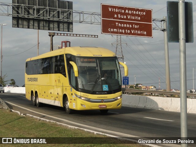 Viação Itapemirim 60093 na cidade de Vitória, Espírito Santo, Brasil, por Giovani de Souza Pereira. Número da foto: #7103347.