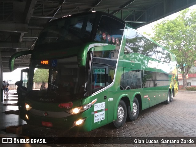 Eucatur - Empresa União Cascavel de Transportes e Turismo 5308 na cidade de Ji-Paraná, Rondônia, Brasil, por Gian Lucas  Santana Zardo. ID da foto: 7104746.