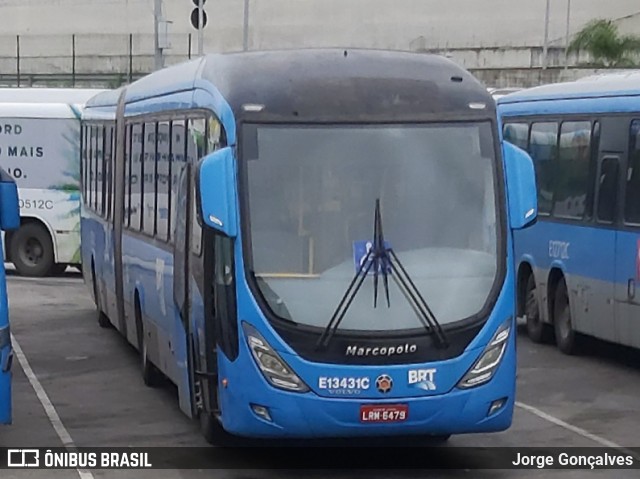 Transportes Barra E13431C na cidade de Rio de Janeiro, Rio de Janeiro, Brasil, por Jorge Gonçalves. Número da foto: #7103243.