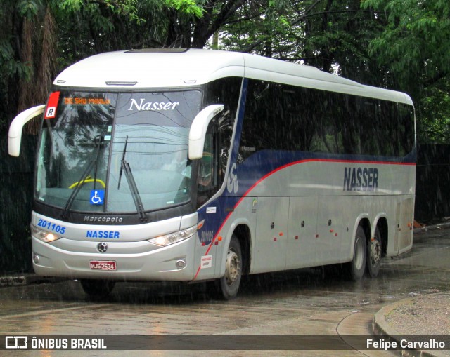 Viação Nasser 201105 na cidade de São Paulo, São Paulo, Brasil, por Felipe Carvalho. ID da foto: 7105209.