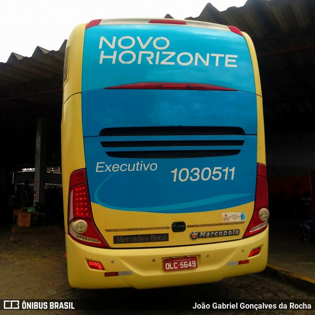 Viação Novo Horizonte 1030511 na cidade de Vitória da Conquista, Bahia, Brasil, por João Gabriel Gonçalves da Rocha. Número da foto: #7103455.