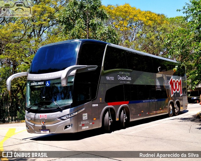 Auto Viação 1001 108.1132 na cidade de São Paulo, São Paulo, Brasil, por Rudnei Aparecido da Silva. ID da foto: 7105487.