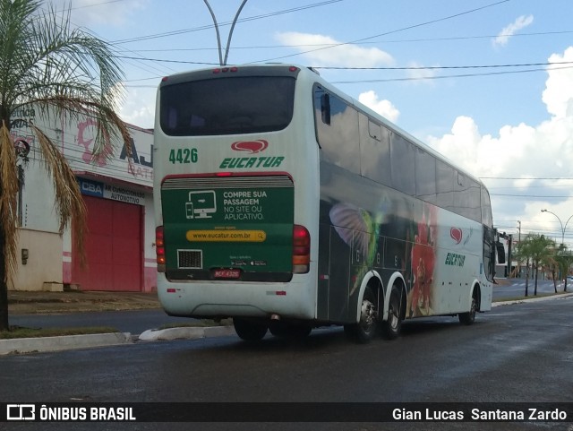 Eucatur - Empresa União Cascavel de Transportes e Turismo 4426 na cidade de Ji-Paraná, Rondônia, Brasil, por Gian Lucas  Santana Zardo. Número da foto: #7104764.