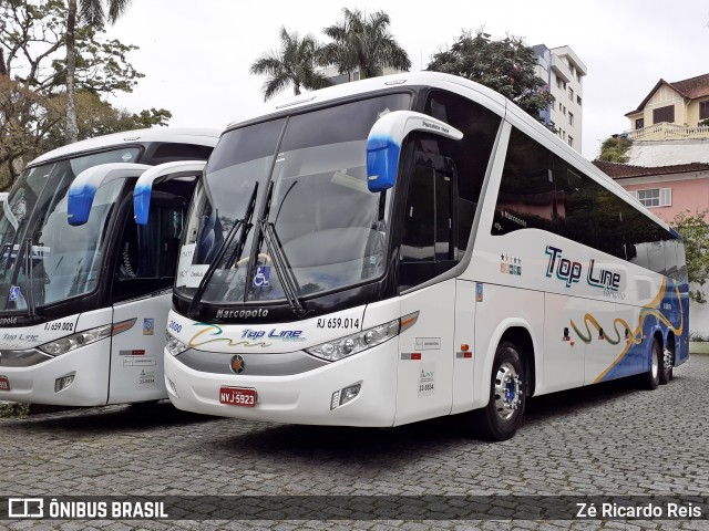 Top Line Turismo RJ 659.014 na cidade de Petrópolis, Rio de Janeiro, Brasil, por Zé Ricardo Reis. Número da foto: #7104202.