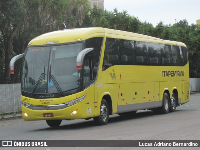 Viação Itapemirim 60767 na cidade de Curitiba, Paraná, Brasil, por Lucas Adriano Bernardino. ID da foto: 7104328.