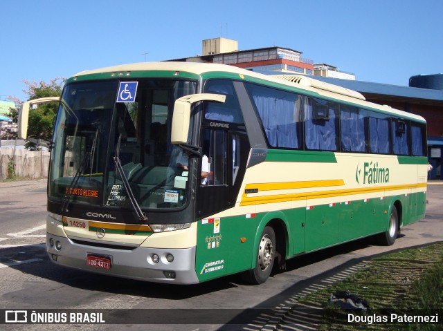 Fátima Transportes e Turismo 14250 na cidade de Porto Alegre, Rio Grande do Sul, Brasil, por Douglas Paternezi. ID da foto: 7030200.