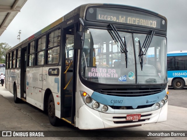 Tijuquinha - Auto Viação Tijuca C50147 na cidade de Rio de Janeiro, Rio de Janeiro, Brasil, por Jhonathan Barros. ID da foto: 7029883.