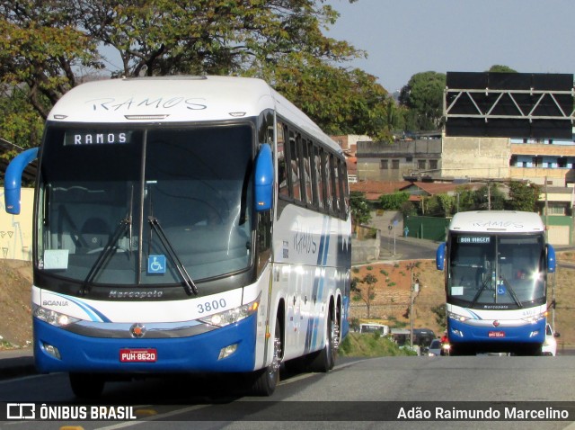 Ramos Turismo 3800 na cidade de Belo Horizonte, Minas Gerais, Brasil, por Adão Raimundo Marcelino. ID da foto: 7031402.