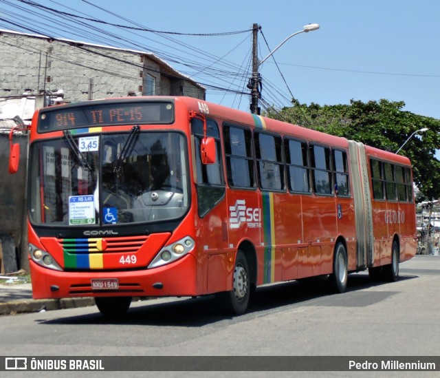 Transportadora Globo 449 na cidade de Recife, Pernambuco, Brasil, por Pedro Millennium. ID da foto: 7029676.