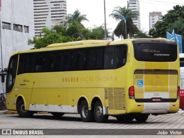 Viação Itapemirim 5701 na cidade de Belém, Pará, Brasil, por João Victor. ID da foto: 7031379.