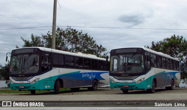 Marlim Azul Turismo 9025 na cidade de Vitória, Espírito Santo, Brasil, por Saimom  Lima. Número da foto: #7031812.