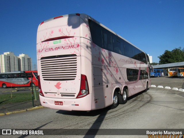 Viação Sampaio 11613 na cidade de São José dos Campos, São Paulo, Brasil, por Rogerio Marques. Número da foto: #7029887.