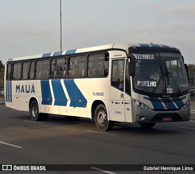 Viação Mauá RJ 185.032 na cidade de Niterói, Rio de Janeiro, Brasil, por Gabriel Henrique Lima. ID da foto: 7029986.