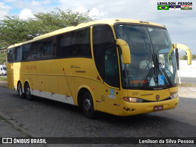 Viação Itapemirim 5081 na cidade de Caruaru, Pernambuco, Brasil, por Lenilson da Silva Pessoa. ID da foto: 7030945.