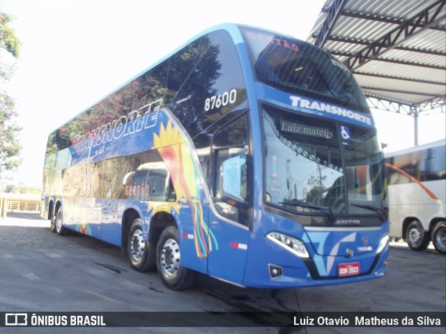 Transnorte - Transporte e Turismo Norte de Minas 87600 na cidade de Belo Horizonte, Minas Gerais, Brasil, por Luiz Otavio Matheus da Silva. ID da foto: 7030792.