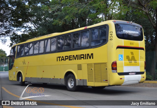 Viação Itapemirim 8543 na cidade de São Paulo, São Paulo, Brasil, por Jacy Emiliano. ID da foto: 7030354.