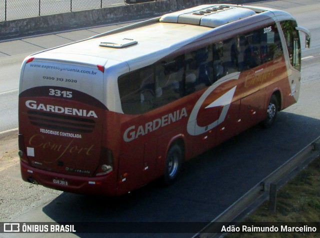 Expresso Gardenia 3315 na cidade de Belo Horizonte, Minas Gerais, Brasil, por Adão Raimundo Marcelino. Número da foto: #7031536.