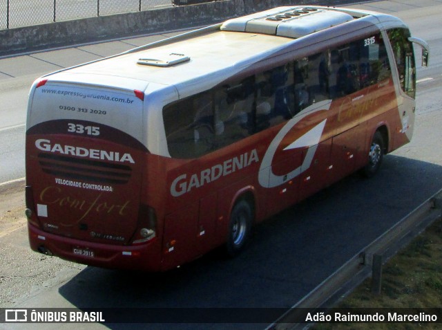 Expresso Gardenia 3315 na cidade de Belo Horizonte, Minas Gerais, Brasil, por Adão Raimundo Marcelino. ID da foto: 7031536.