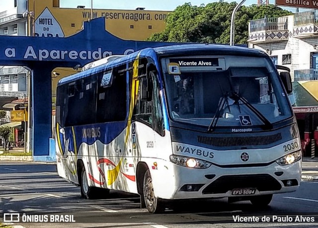 Waybus Viagens e Turismo 2030 na cidade de Aparecida, São Paulo, Brasil, por Vicente de Paulo Alves. ID da foto: 7029886.