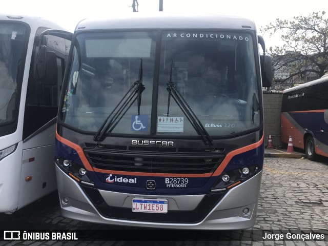 Viação Ideal B28739 na cidade de Rio de Janeiro, Rio de Janeiro, Brasil, por Jorge Gonçalves. Número da foto: #7033131.