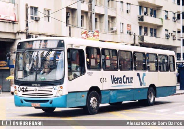 Expresso Vera Cruz 044 na cidade de Recife, Pernambuco, Brasil, por Alessandro de Bem Barros. Número da foto: #7034644.
