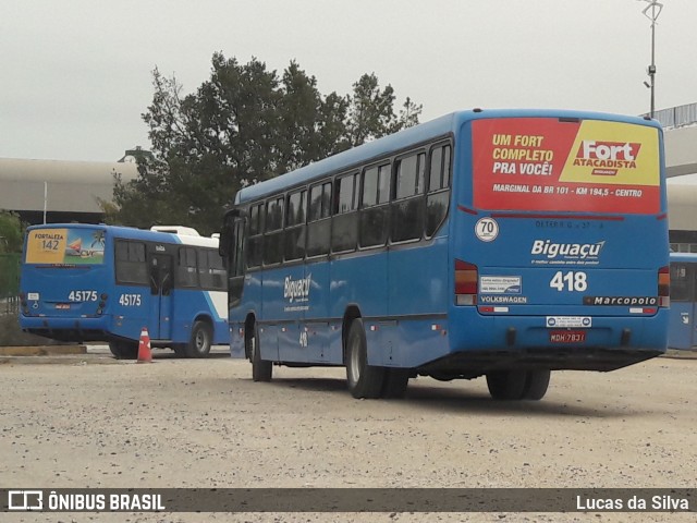 Biguaçu Transportes Coletivos Administração e Participação 418 na cidade de Florianópolis, Santa Catarina, Brasil, por Lucas da Silva. ID da foto: 7032471.