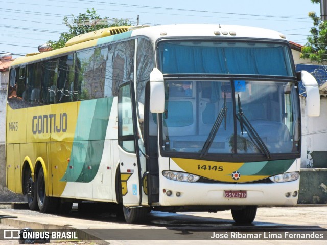 Empresa Gontijo de Transportes 14145 (garagem) na cidade de Teresina, Piauí, Brasil, por José Ribamar Lima Fernandes. ID da foto: 7035025.