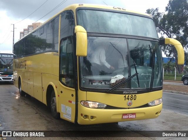 Viação Nordeste 1480 na cidade de Natal, Rio Grande do Norte, Brasil, por Dennis Paz. Número da foto: #7032882.