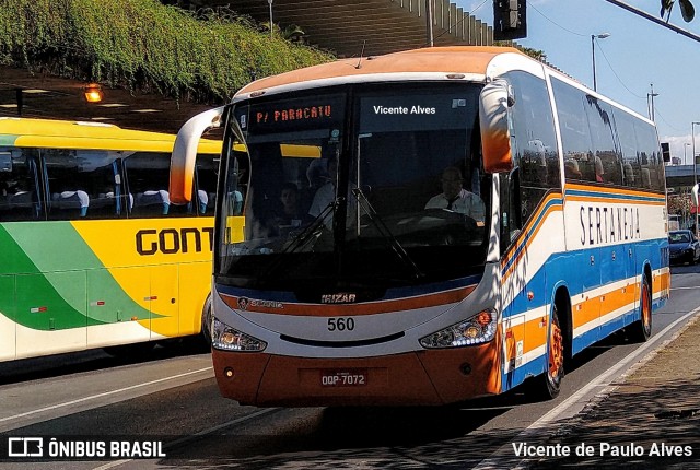 Viação Sertaneja 560 na cidade de Belo Horizonte, Minas Gerais, Brasil, por Vicente de Paulo Alves. ID da foto: 7032941.