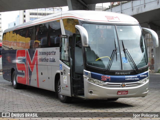 Transporte Coletivo Santa Maria 286 na cidade de Belo Horizonte, Minas Gerais, Brasil, por Igor Policarpo. ID da foto: 7037637.