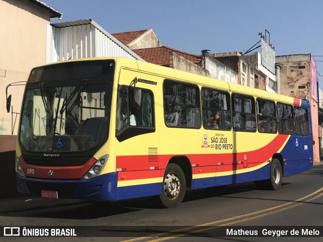 Circular Santa Luzia > Protetora Transportes 590 na cidade de São José do Rio Preto, São Paulo, Brasil, por Matheus  Geyger de Melo. Número da foto: #7035357.