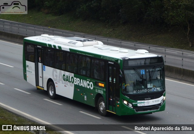 Viação Galo Branco RJ 181.059 na cidade de Arujá, São Paulo, Brasil, por Rudnei Aparecido da Silva. ID da foto: 7036477.