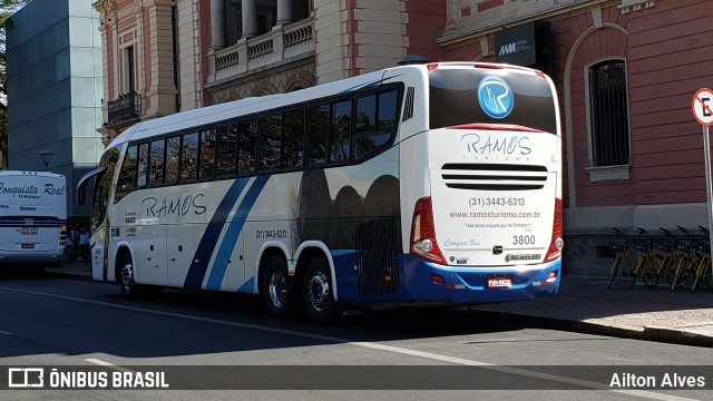 Ramos Turismo 3800 na cidade de Belo Horizonte, Minas Gerais, Brasil, por Ailton Alves. ID da foto: 7037794.