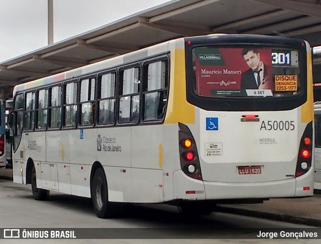 Tijuquinha - Auto Viação Tijuca A50005 na cidade de Rio de Janeiro, Rio de Janeiro, Brasil, por Jorge Gonçalves. ID da foto: 7036238.