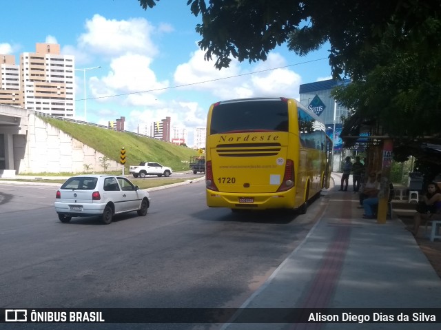 Viação Nordeste 1720 na cidade de Natal, Rio Grande do Norte, Brasil, por Alison Diego Dias da Silva. Número da foto: #7035560.