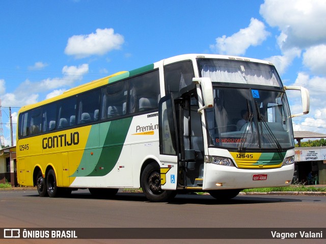 Empresa Gontijo de Transportes 12545 na cidade de Foz do Iguaçu, Paraná, Brasil, por Vagner Valani. ID da foto: 7035286.