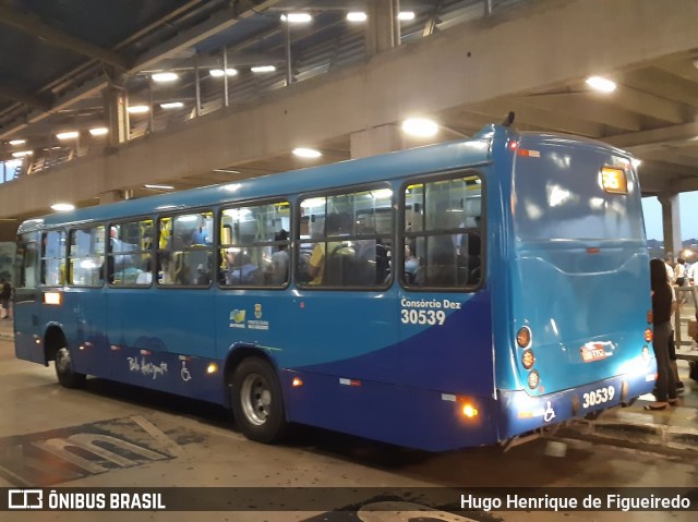 Milênio Transportes 30539 na cidade de Belo Horizonte, Minas Gerais, Brasil, por Hugo Henrique de Figueiredo. ID da foto: 7035307.