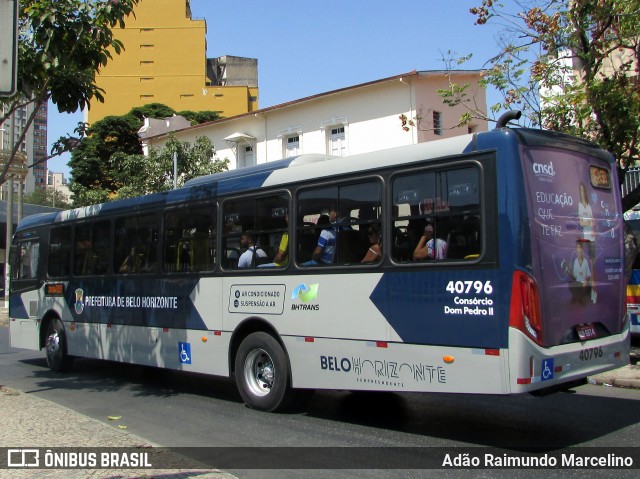 Coletur Coletivos Urbanos 40796 na cidade de Belo Horizonte, Minas Gerais, Brasil, por Adão Raimundo Marcelino. ID da foto: 7037482.