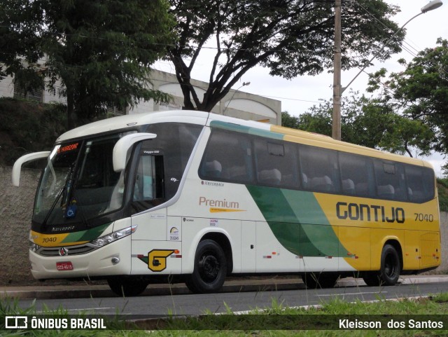 Empresa Gontijo de Transportes 7040 na cidade de Belo Horizonte, Minas Gerais, Brasil, por Kleisson  dos Santos. ID da foto: 7036819.