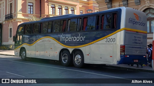 Expresso Imperador 3200 na cidade de Belo Horizonte, Minas Gerais, Brasil, por Ailton Alves. ID da foto: 7037799.