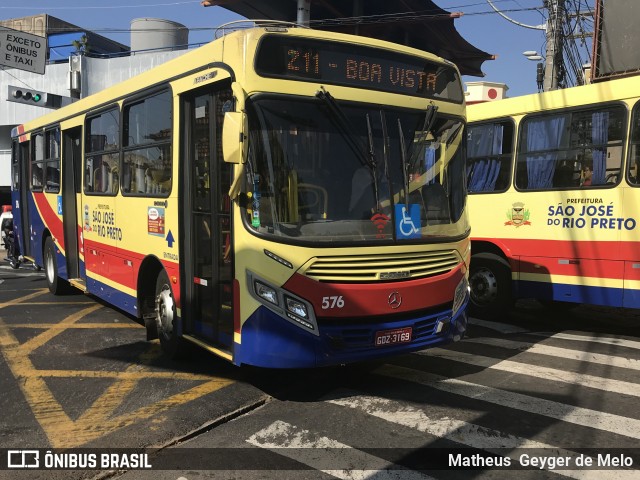 Circular Santa Luzia > Protetora Transportes 576 na cidade de São José do Rio Preto, São Paulo, Brasil, por Matheus  Geyger de Melo. Número da foto: #7035341.